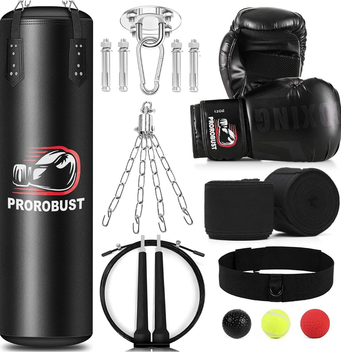 Punch Box Kit Punching Bag & Starter Boxing Kit – PowerFitSupplies